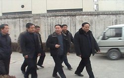 热烈欢迎淄博矿务局领导来我集团进行考察指导工作