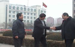 热烈欢迎中国中煤能源集团赵中厚总经理来我公司指导视察工作