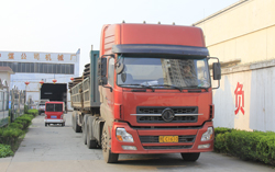 韩国客商考察订购的首批矿用设备发往青岛港