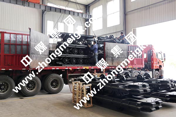 中煤集团一批矿用平板车发货陕西榆林